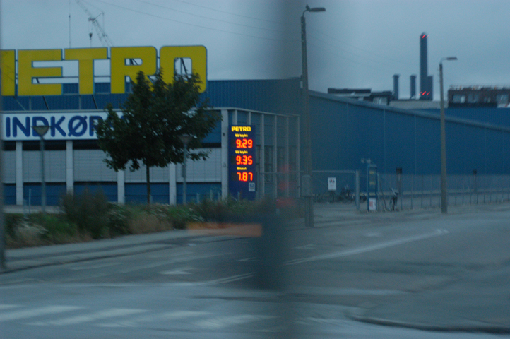 gas sign in denmark