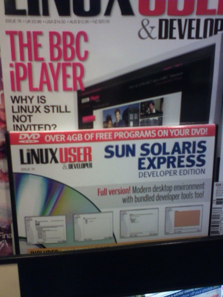 Solaris in a Linux Magazine
